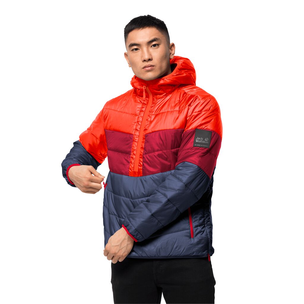 Jack Wolfskin 365 FLASH OVERHEAD Vestes Homme Rouge - FXZLQSG-16